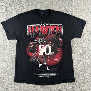 LA Clippers James‎ Harden 2024-25 Moments Playoff Giveaway T-Shirt XL